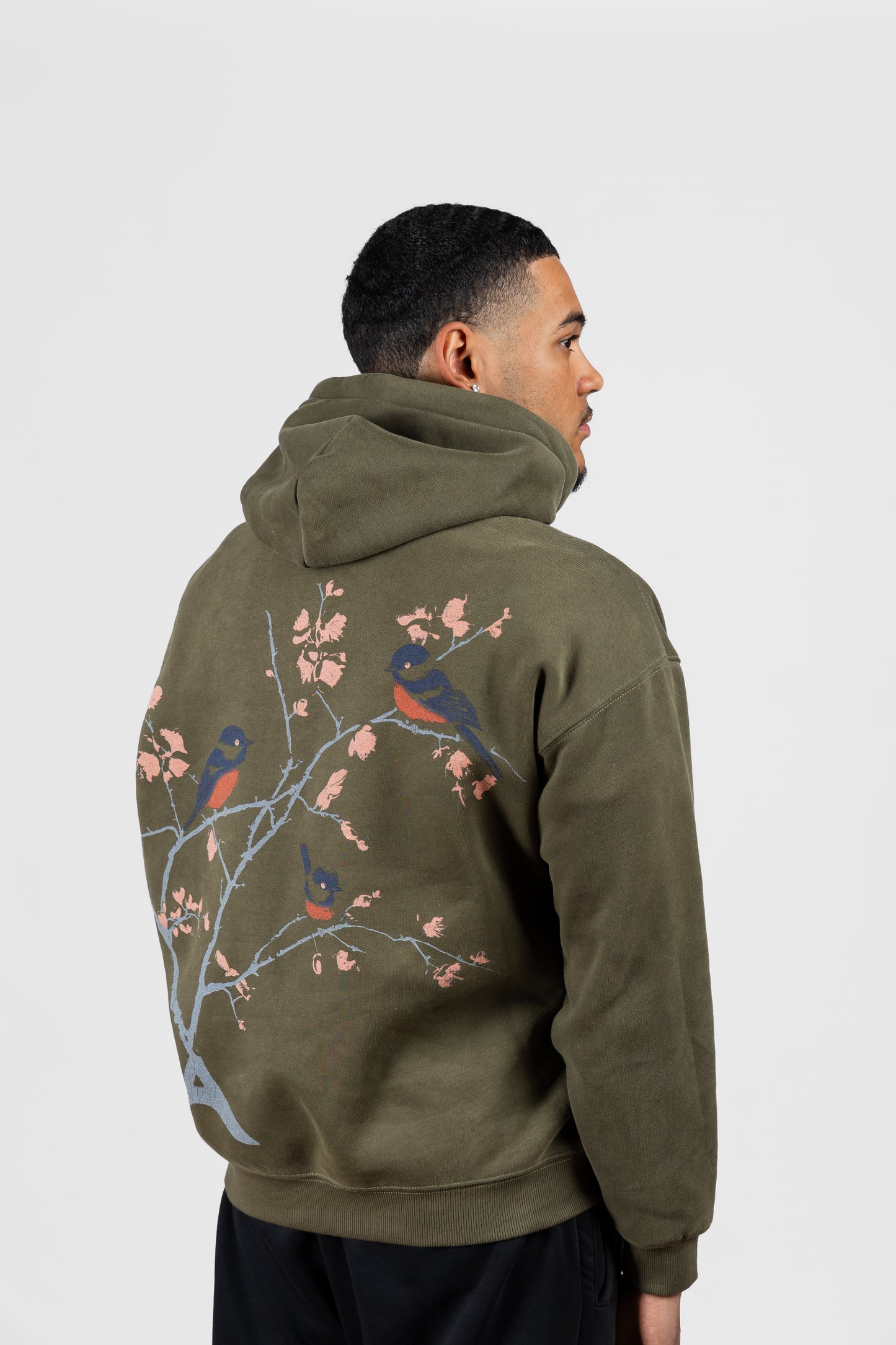 Birds On A Branch Hooded Sweatshirt